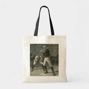Vintage-Sport, Baseballspieler von Thulstrup Tragetasche