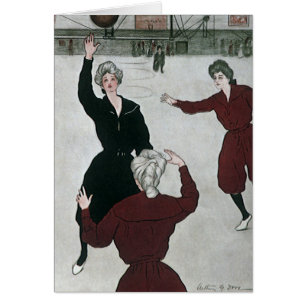 Vintage-Sport, Basketballspielerinnen im Spiel