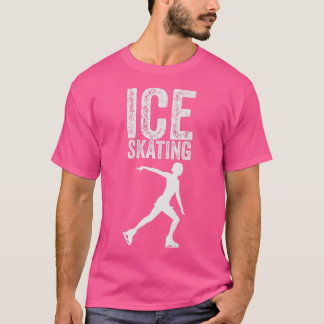Vintage-Sport Eislauf-Liebhaber Eislauf Mann S T-Shirt