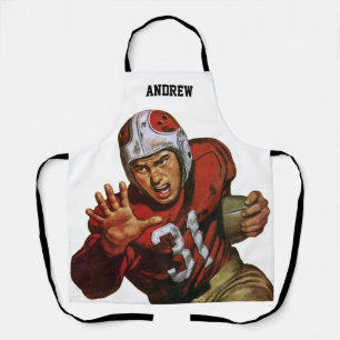 Vintage-Sport-Footballspieler Runningback Nr. 31 Schürze
