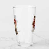 Vintage-Sport-Fußball-Quarterback-Spieler läuft Glas (Links)