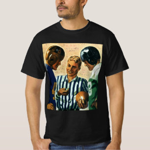 Vintage-Sport, Fußball-Schiedsrichter-Münzwurf T-Shirt