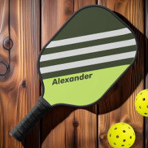 Vintage Sport Moss Fade Streifen mit Namen