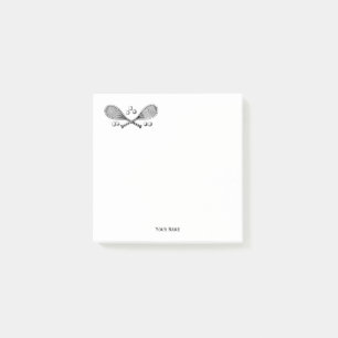 Vintage Sportaktivitäten Tennis Racquet Tennis Post-it Klebezettel