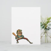 Vintage Sportarten, Angry Baseball Player Batter (Stehend Vorderseite)