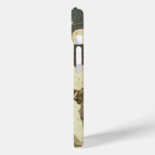 Vintage Sportarten, Baseballspieler Case-Mate iPhone Hülle (Rückseite / Links)