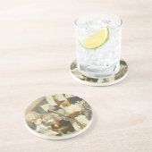 Vintage Sportarten, Baseballspieler Getränkeuntersetzer (Seite)