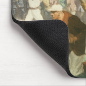 Vintage Sportarten, Baseballspieler Mousepad (Ecke)