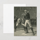 Vintage Sportarten, Baseballspieler von Thulstrup (Vorne/Hinten)