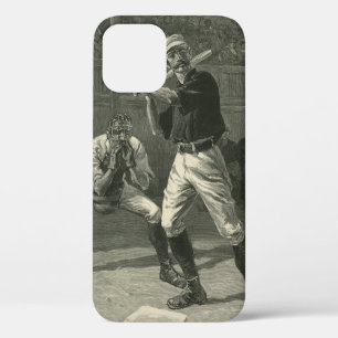 Vintage Sportarten, Baseballspieler von Thulstrup iPhone 12 Hülle
