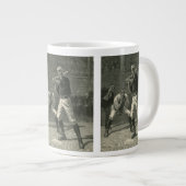 Vintage Sportarten, Baseballspieler von Thulstrup Jumbo-Tasse (Vorderseite Rechts)