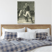 Vintage Sportarten, Baseballspieler von Thulstrup Leinwanddruck (Insitu (Schlafzimmer))
