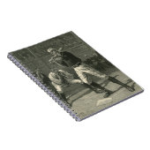 Vintage Sportarten, Baseballspieler von Thulstrup Notizblock (Rechte Seite)