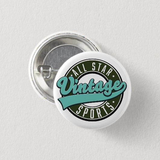 Vintage Sportarten Button (Vorne & Hinten)