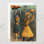 Vintage Sportarten, Frauenbasketballmannschaft bei (Vorne/Hinten)