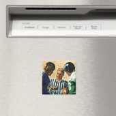Vintage Sportarten, Fußball-Schiedsrichtermünzen Magnet (In Situ (Geschirrspüler))