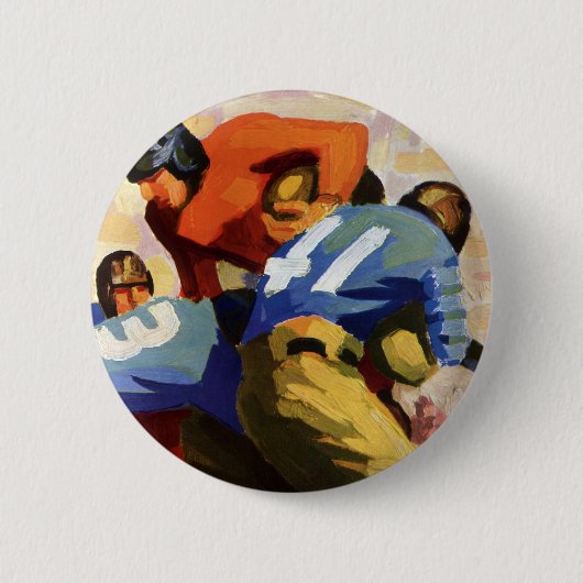 Vintage Sportarten, Fußballspieler Button (Vorderseite)