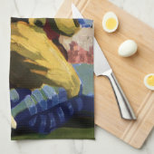 Vintage Sportarten, Fußballspieler Küchentuch (Viertel Falte)