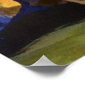 Vintage Sportarten, Fußballspieler Poster (Ecke)