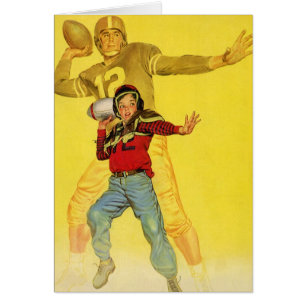 Vintage Sportarten, Junge als zukünftige Fußball Q