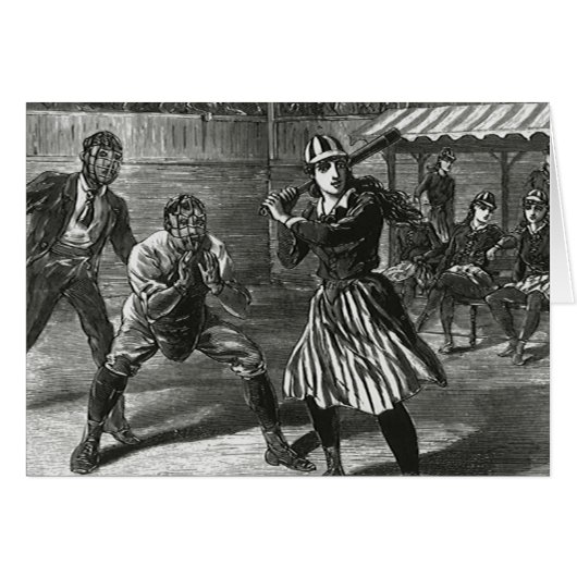 Vintage Sportarten, Viktorianische Baseballteams f (Vorderseite (Horizontal))