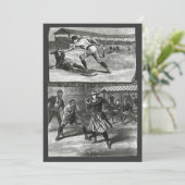 Vintage Sportarten, Viktorianische Baseballteams f (Stehend Vorderseite)