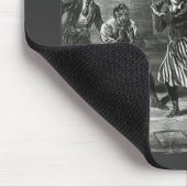 Vintage Sportarten, Viktorianische Baseballteams f Mousepad (Ecke)