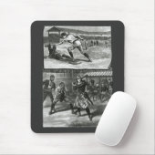 Vintage Sportarten, Viktorianische Baseballteams f Mousepad (Mit Mouse)