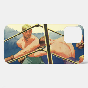 Vintage Sportboxen, Boxer während eines Kampfes Case-Mate iPhone Hülle