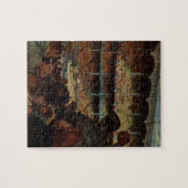 Vintage Sportfans im Baseballstadion Puzzle (Horizontal)