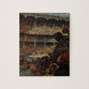 Vintage Sportfans im Baseballstadion Puzzle