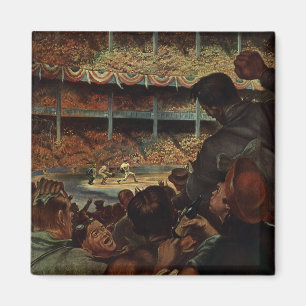 Vintage-Sportfans in einem Baseballstadion Magnet