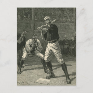 Vintage Sports, Baseball Players by Thulstrup Postkarte