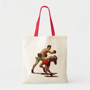Vintage Sports Boxing, Boxers in a Fight Tragetasche
