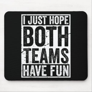 Vintage-Sportteam-Crew-Spiel hoffe, beide Teams ha Mousepad