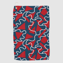 Vintage Sportwagen Golfhandtuch