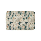 Vintage Spring Flowers and Butterflies Badematte (Vorderseite)