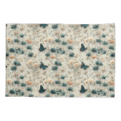 Vintage Spring Flowers and Butterflies Kissenbezug (Rückseite)