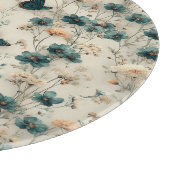 Vintage Spring Flowers and Butterflies Schneidebrett (Ecke)