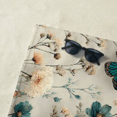 Vintage Spring Flowers and Butterflies Strandtuch (Beispiel)