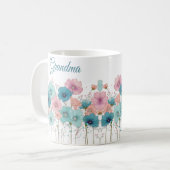 Vintage Spring Flowers for Grandma Kaffeetasse (Vorderseite Links)
