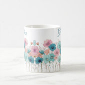 Vintage Spring Flowers for Grandma Kaffeetasse (Mittel)
