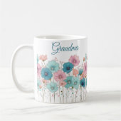 Vintage Spring Flowers for Grandma Kaffeetasse (Links)