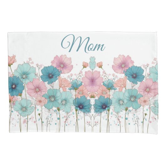 Vintage Spring Flowers for Mom Kissenbezug (Vorderseite)