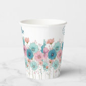 Vintage Spring Flowers for Mom Pappbecher (Rechts)