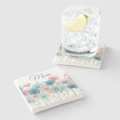 Vintage Spring Flowers for Mom Steinuntersetzer (Seitenansicht)