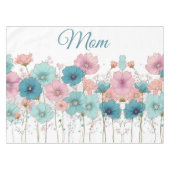 Vintage Spring Flowers for Mom Tischdecke (Vorderseite (Horizontal))