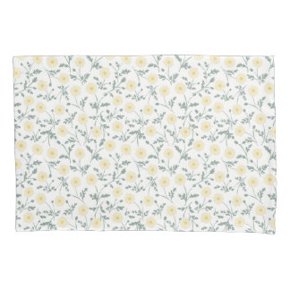 Vintage Spring Modern Farmhouse Daisy Pattern Kissenbezug