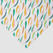 Vintage Spring Pastel Leaves Foliage Seidenpapier (Ausschnitt)