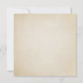 Vintage Spring Rote Rose Music Brautparty Einladung (Rückseite)